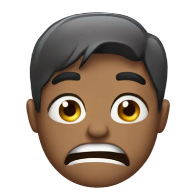 Shoked while crying sticker