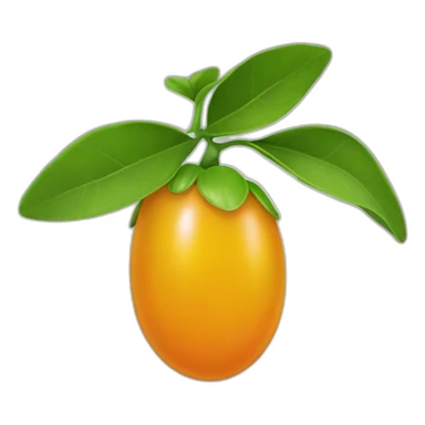 kumquat blob sticker