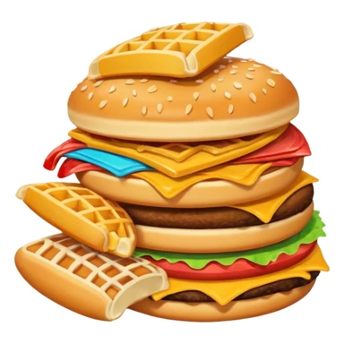 Junk foods sticker
