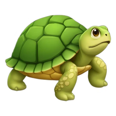 loutres sur une tortue sticker