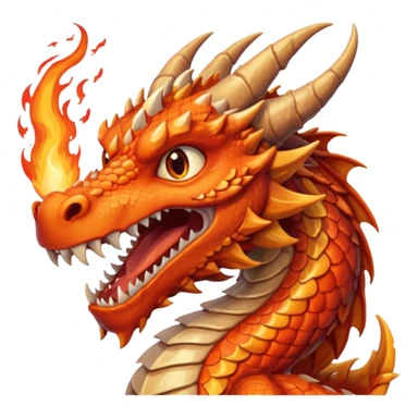 I need a character for an educational geography course in the style of a dragon that roars with fire sticker