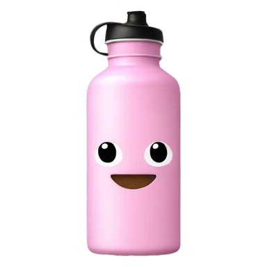Owala water bottle light pink sticker