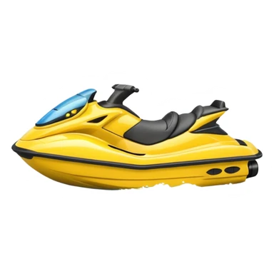 emoji jetski sticker