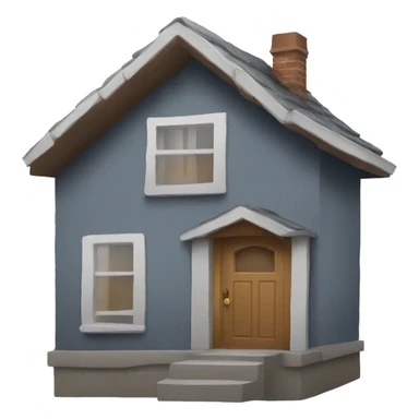 house on feet sticker