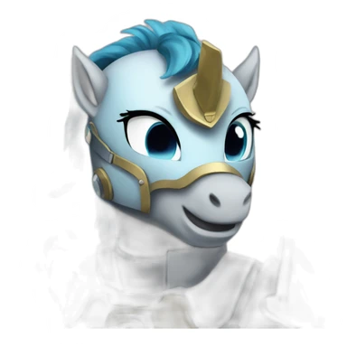 mlp pony sapcemarine pony in power armor sticker