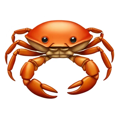 Crab wearing tie  sticker