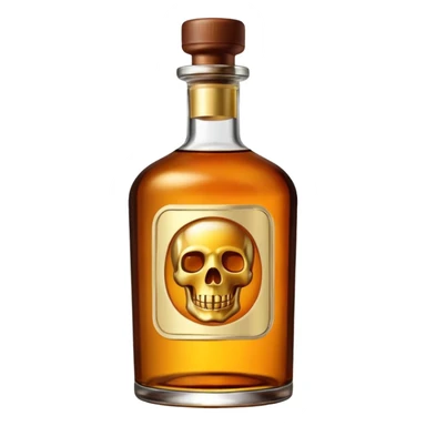 rum bottle sticker