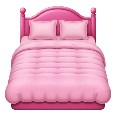make a bed with very pink tones sticker