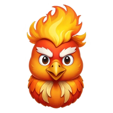 Pyro chicken sticker
