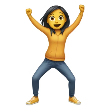 Girl dabbing  sticker