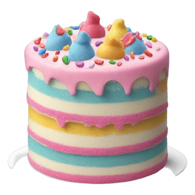 Funfetti cake sticker