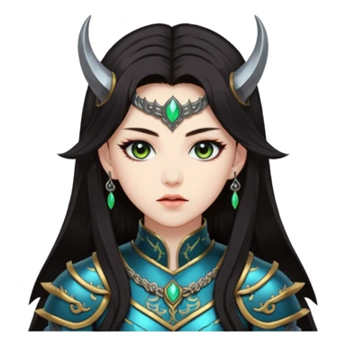 Rumi from K-pop demon hunters sticker