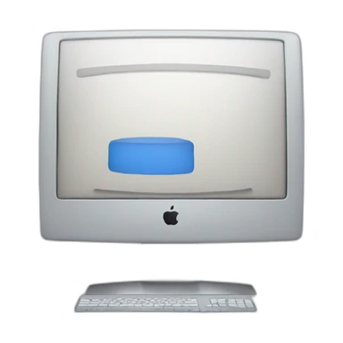 Apple monitor sticker