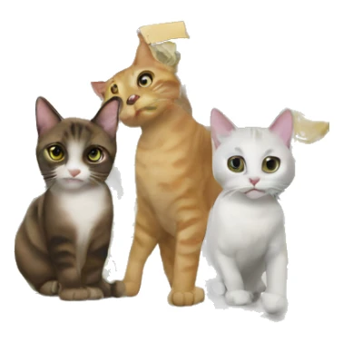 cats buying a house sticker