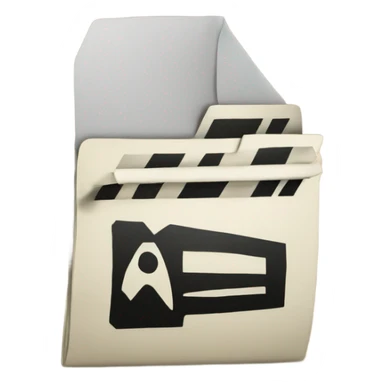 warning sign folder sticker