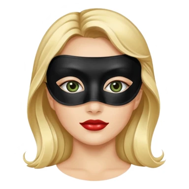 Domino eye mask sticker