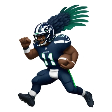 Seahawk crushing ram sticker