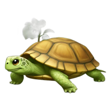 Chat sur tortue sticker