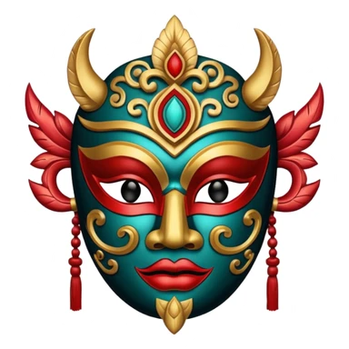 Ritual Ceremony Mask sticker