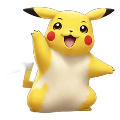 Pikachu qui fait un pouce sticker