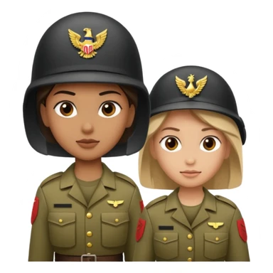 Warzone soldier and 1 girl soldier  sticker