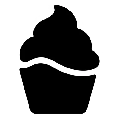 cupcake with pink icing sticker