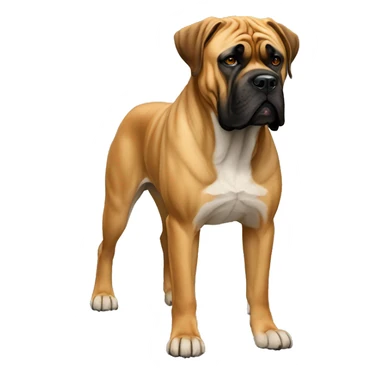 Bullmastiff Dog Breed Full Body sticker