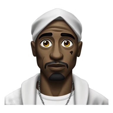 Tupac Frankenstein  sticker