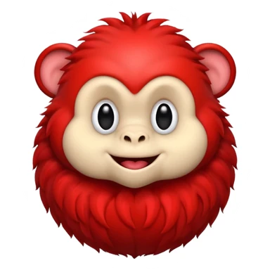 Create a mix of a lady bug and a monkey. Make it cute  sticker