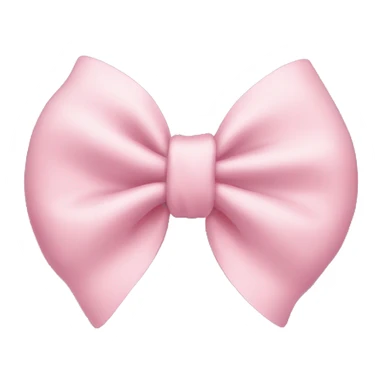 light pink bow sticker