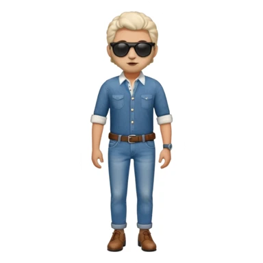 🐑+👔👞🕶️👖 sticker