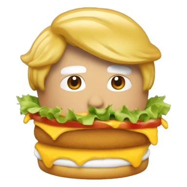 donald trump mange mcdo sticker