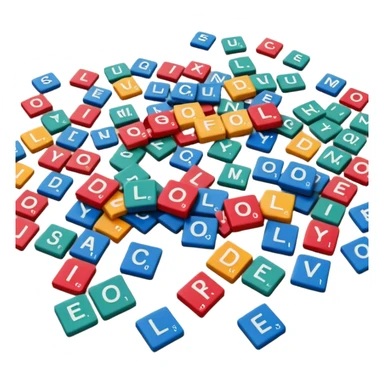 Scrabble emoji sticker
