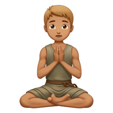a man begging on knees  sticker