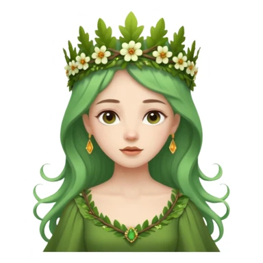forest queen sticker