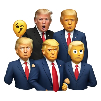 Donald Trump vote sticker