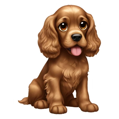 Cocker spaniel sticker
