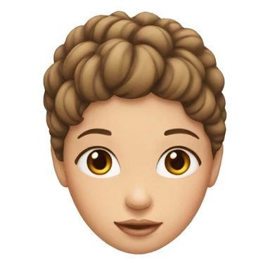 a girl with a bump on her head sticker