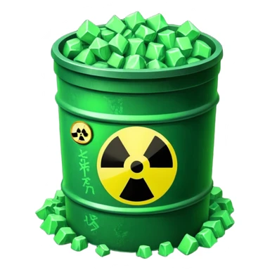 nuclear waste sticker