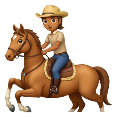 horseback riding sticker