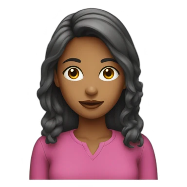 girl graphic designer sticker