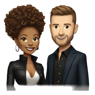 Janet Jackson and Justin Timberlake  sticker