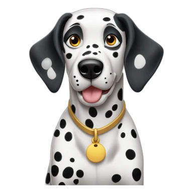 Dalmatians cartoon disney sticker