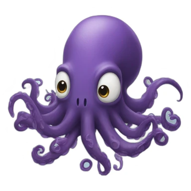 cute kraken HYPED sticker