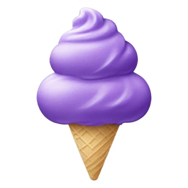 Purple ice cream  sticker