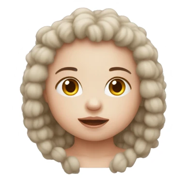 palavra escrito muff baby sticker