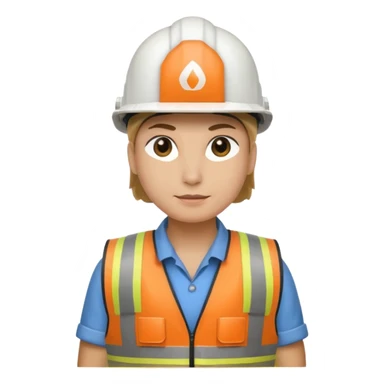 goose nuclear engineer in helmet and vest sticker