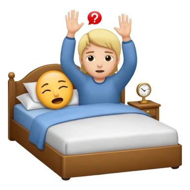 Signalling to come bed  sticker