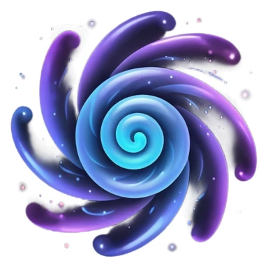 black magic particles sticker