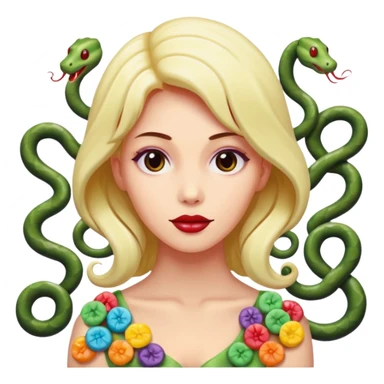 Candy Medusa sticker